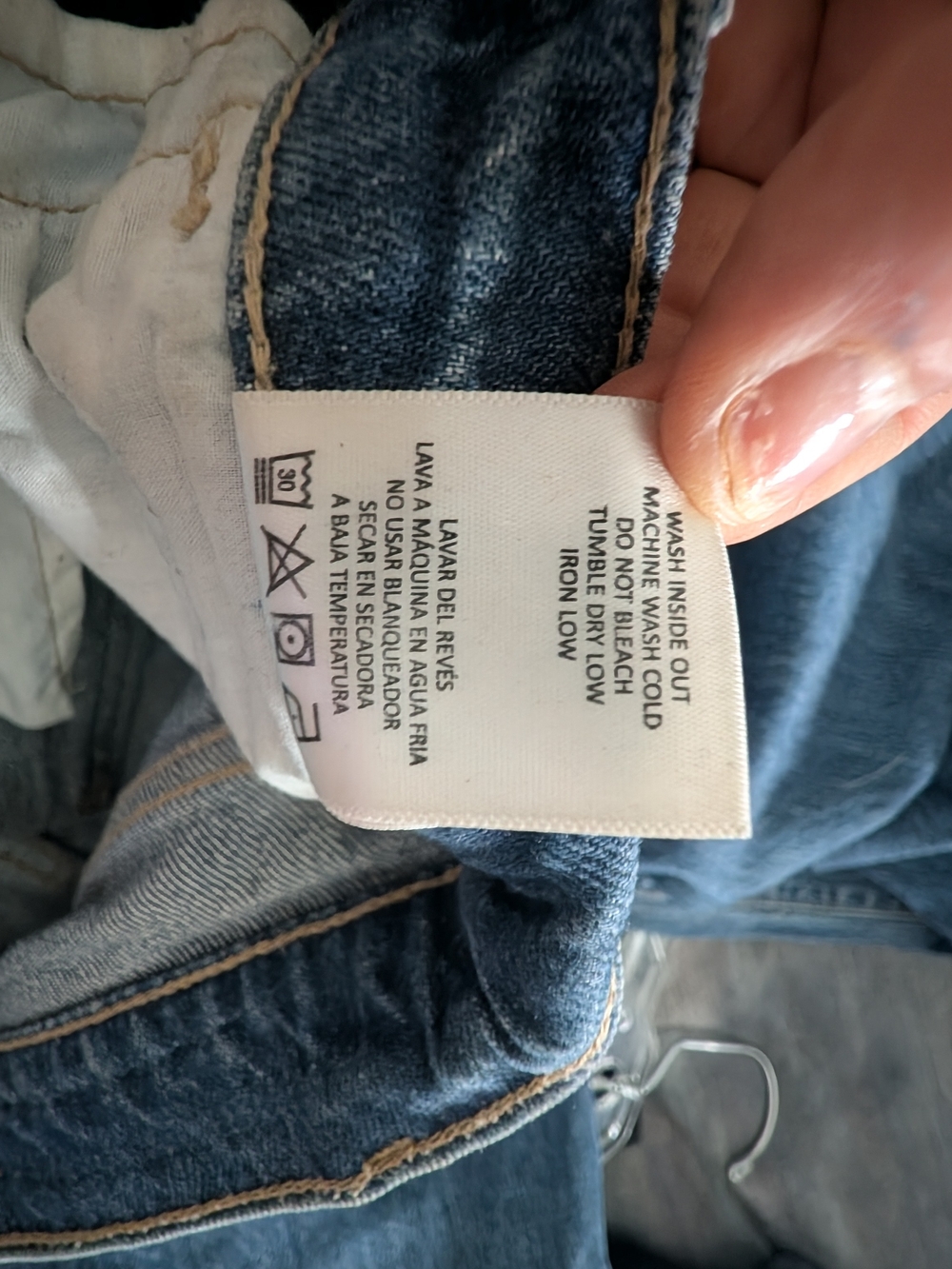 Vigoss Cross Belt Button Dark Wash Flare Jeans Size 27 - Picture 9 of 9